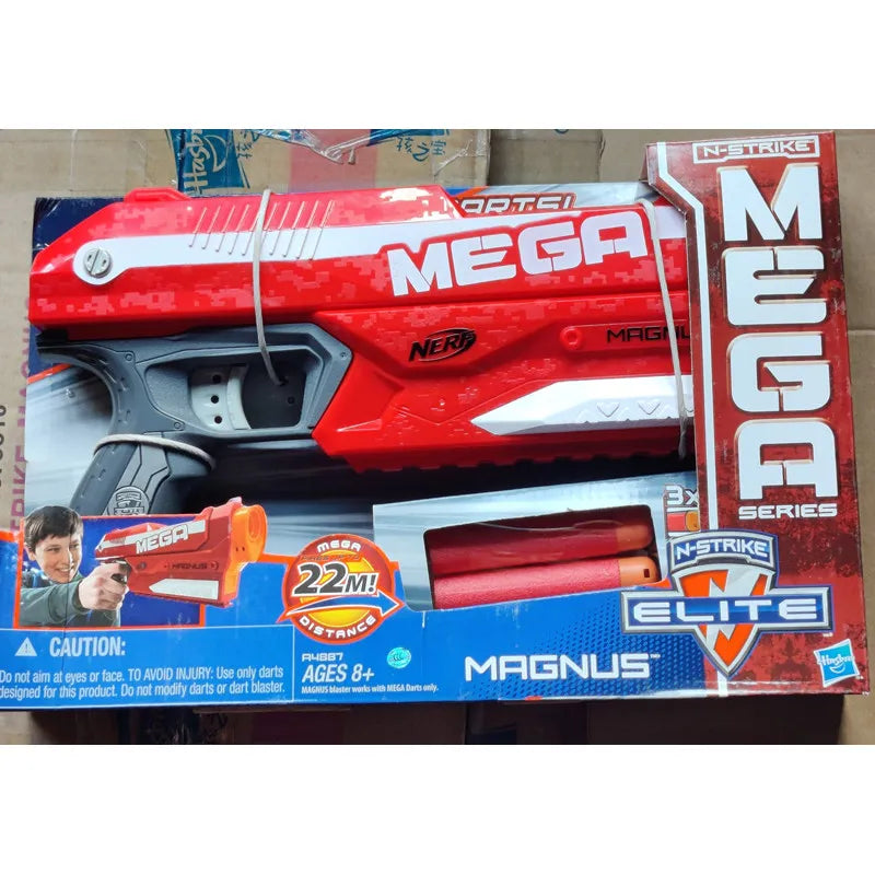 Hasbro Nerf N-Strike Elite Mega Magnus Blaster A4887 (packaging Box Damage)