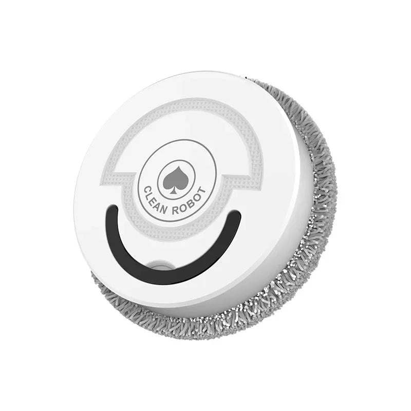 Smart Automatic Floor Mopping Robot 8.5cm Ultra Thin Rotary Mopping Robot Pressure Quiet Cleaning Robot for Hardwood Tile Floor