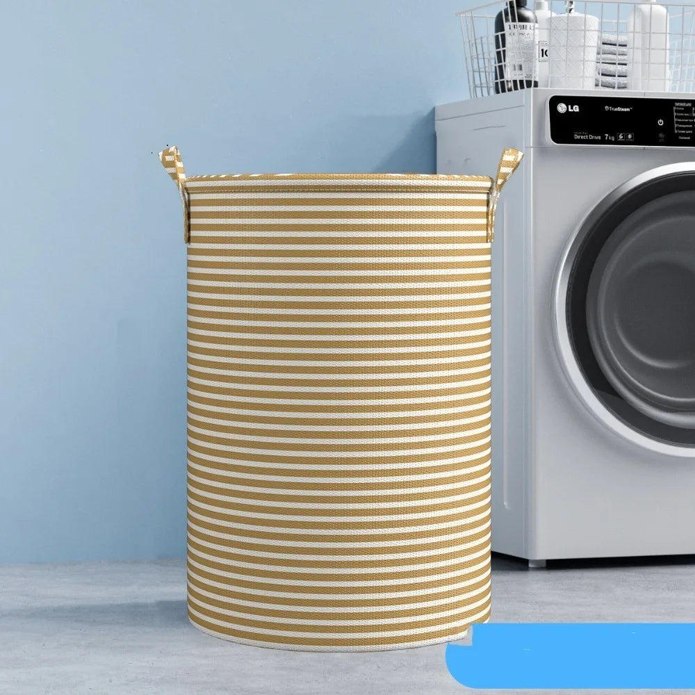 Foldable Laundry Basket Large Capacity Dirty Clothes Storage Bag Cotton and Linen Household Sundries Children Toys Organizers