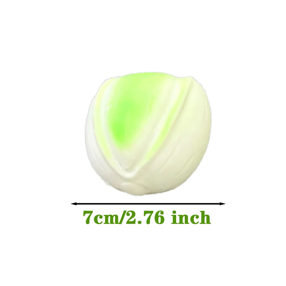 New Pistachio Fidget Squishy Filled ASMR Stress Relief Toy Hand Relaxation Crispy Squeeze Sound Ideal for Gifting Ornament