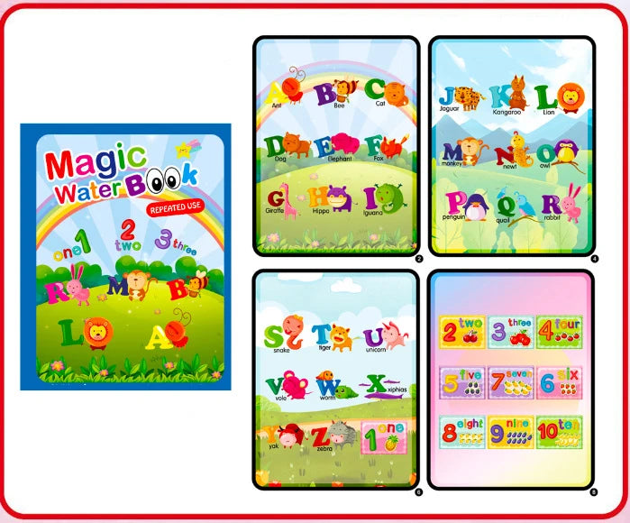 NEW Magic Water Drawing Books Coloring Books Painting Toys for Birthday Christmas New Year Gift for Boys and Girls