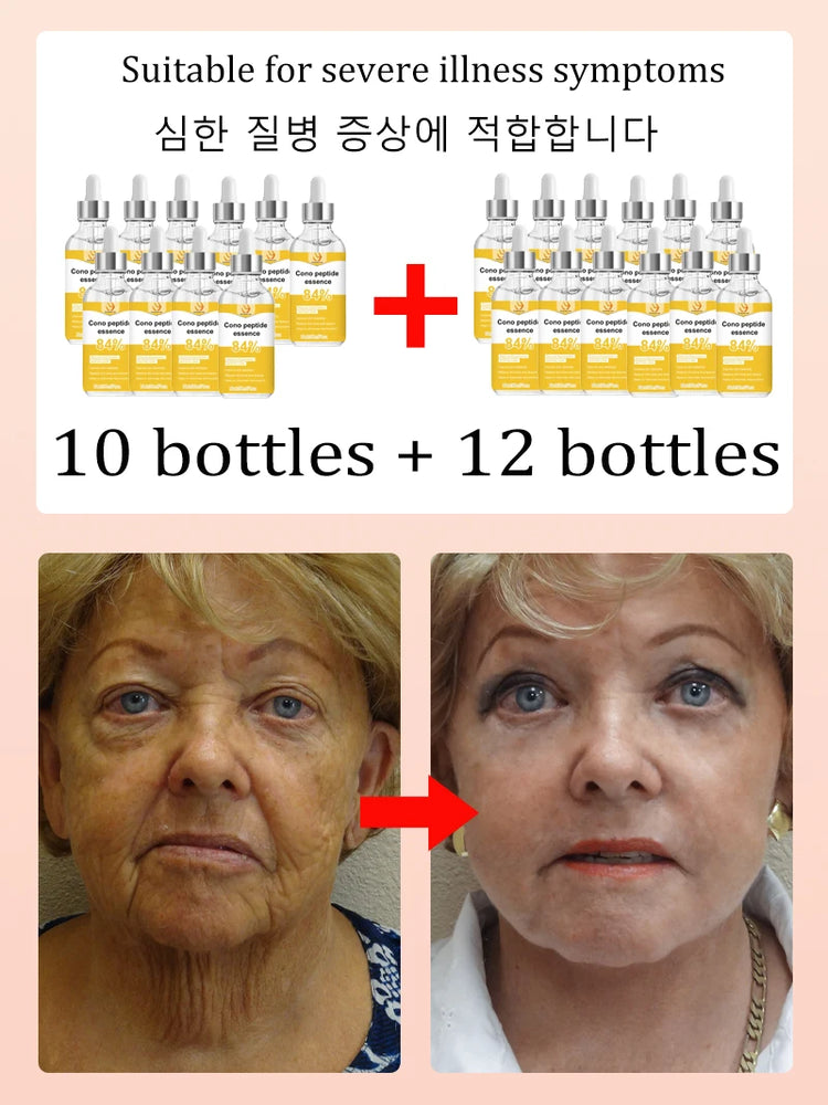 Collagen Peptide Serum for Face Hydrating Skin Renewal Essence Smooth Looking Skin Beauty Treatment.Unisex