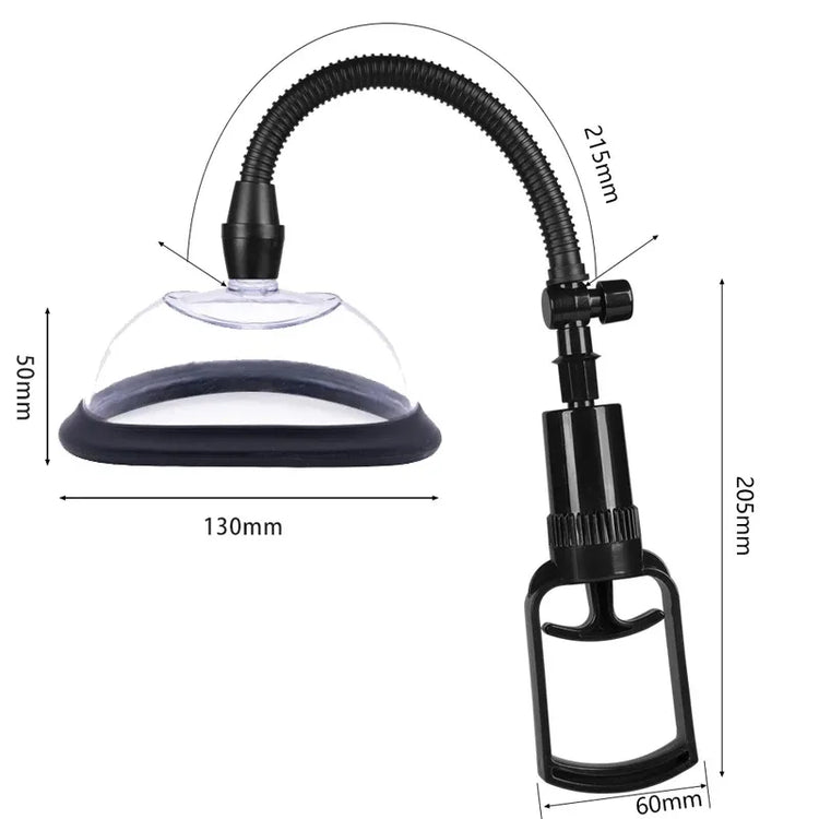 Manual Pussy Pump Vagina Clitoris Sucker Adult Sex Toy Manual Women Breast Massage Nipple Stimulator Enlarge Vacuum Pump Cover