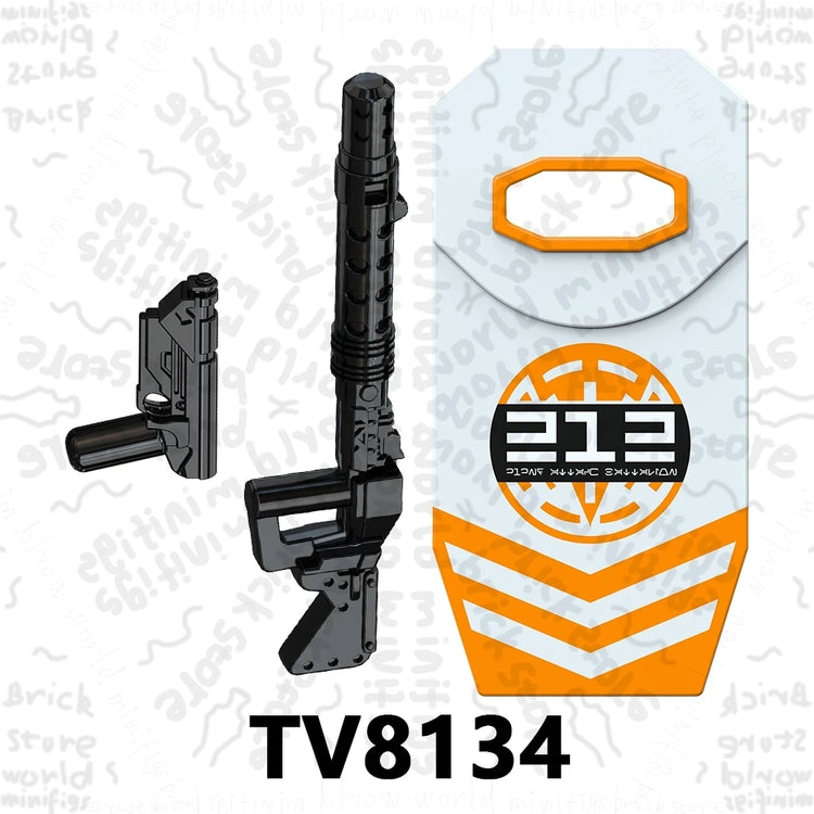 TV6117 TV6118 TV6119 Space War Action Figure Accessories Building Blocks Gift Toys For Children Adult Brick TV6116 TV6115 TV6114
