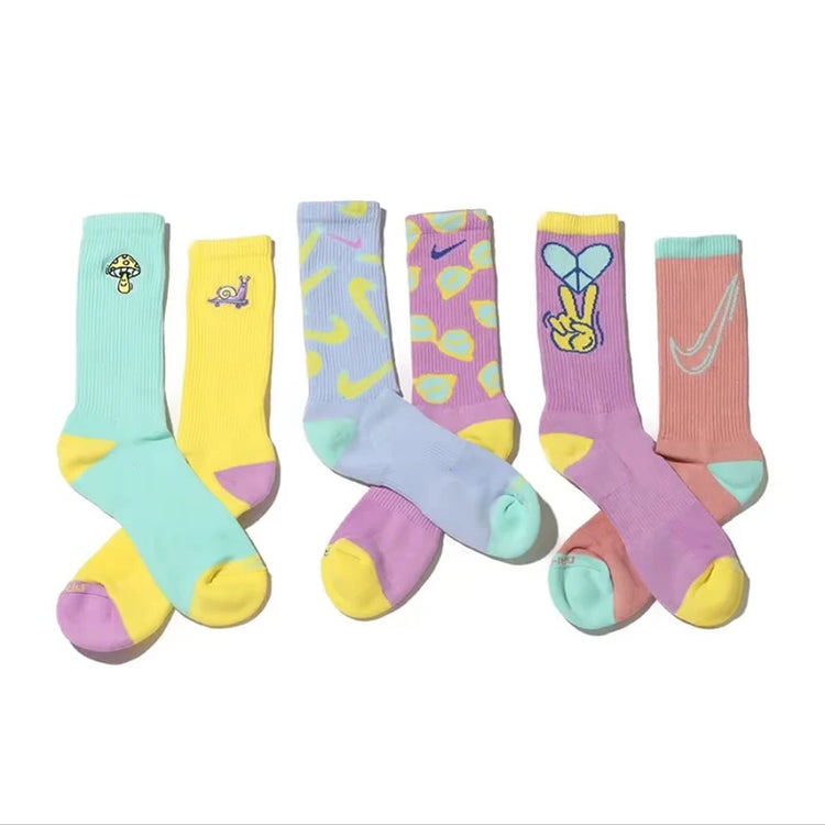 Nike Men's and Women's Anti-Slip Sports Socks (3-Pack) – Soft, Comfortable, Breathable, and Stylish SK0118-010