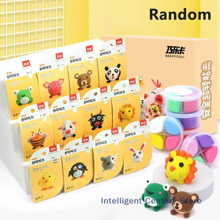 Air Dry Clay Kit For Kids, Creative Molding Clay Gift Kits With Tools, Super Light DIY Soft Clay Toys Gift Box Set Gifts