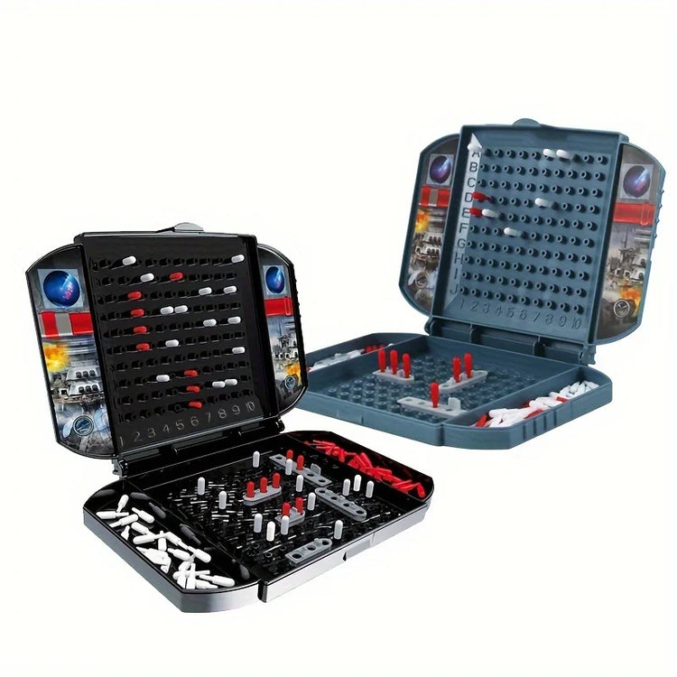 Two Player Black Battleship Naval Battle Board Game - Get an Engaging Naval Battle Experience through Strategy Games