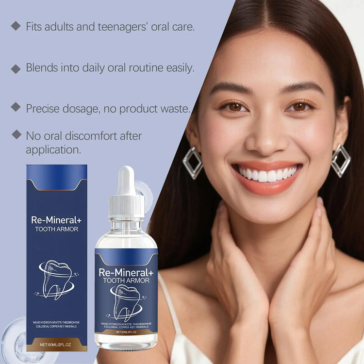 60ml Tooth Armor Liquid Enamel Cavity Defense Drops Whitening & Sensitivity Relief Daily Oral Care 2026