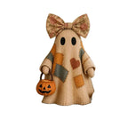 Halloween Patchwork Ghost Halloween Decor Patchwork Ghost Halloween Ornament Festival Gift Small Gifts