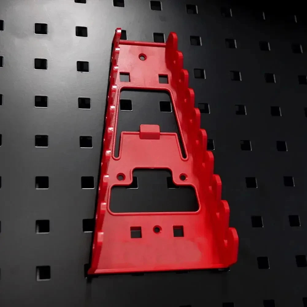 Wrench Organizer Plastic Wrench Organizer Tray Sockets Red Black Storage Tools Rack Sorter Standard Spanner Wrench Holders