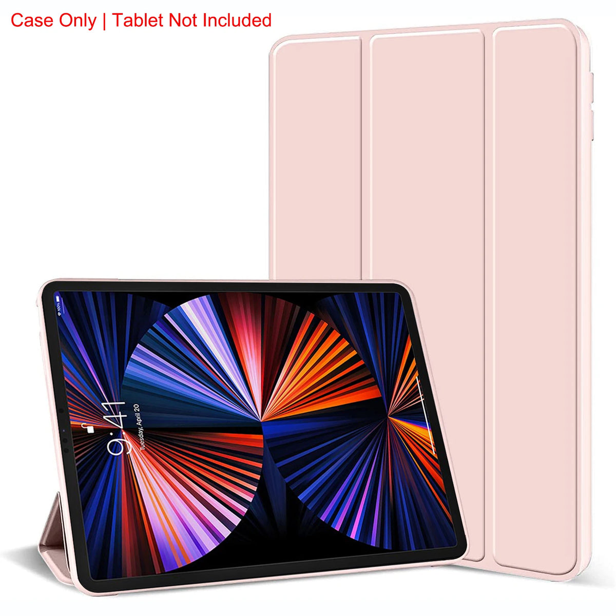 Tri-fold Flip Case For iPad Pro 12.9 inch (3rd/4th/5th/6th) 2018/2020/2021/2022 Magnetic Stand PU Leather Protective Cover