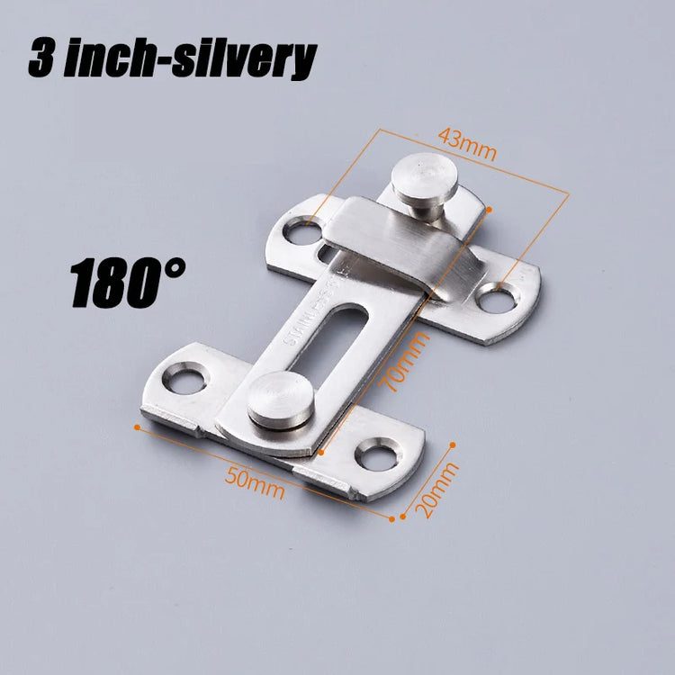 Sliding Barn Door Latch Sliding Right Angle Door Latch Door Bolt Wine Cooler Closet Window Door Latch Plug Baby Safety Latch