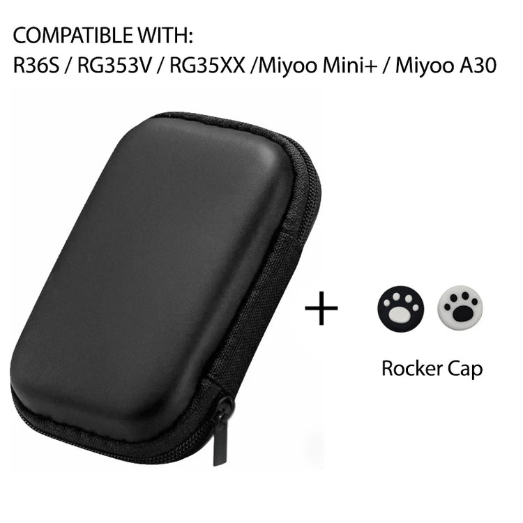 2026 R36S BAG Portable Game Retro Game Console Storage Bag Protective Zipper Carry Bag Eva Hard Handbag For R36S RG353V/ RG35XX