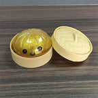 Simulation Glowing Dumpling Slow Rebound Stress Ball Soft Fidget Toy Stress Relief Decor For Home Office Birthday Gift