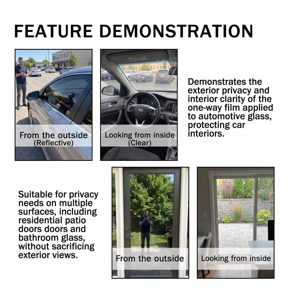 2026 new glass reflective anti peeping cleaning paste for privacy protection, suitable for anti-theft in cars and homes