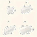 4/7 PCS Acrylic Clear Drawer Organizer Set, Cosmetic Storage Box for Vanity, Desk  Office Supplies, Home Desk & Drawer Organiza
