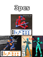 13 Action Figure Titan Multi-Jointed Movable Shapeshift Robot T13 Action Mannequin Character And Dog Figure Toys Gifts