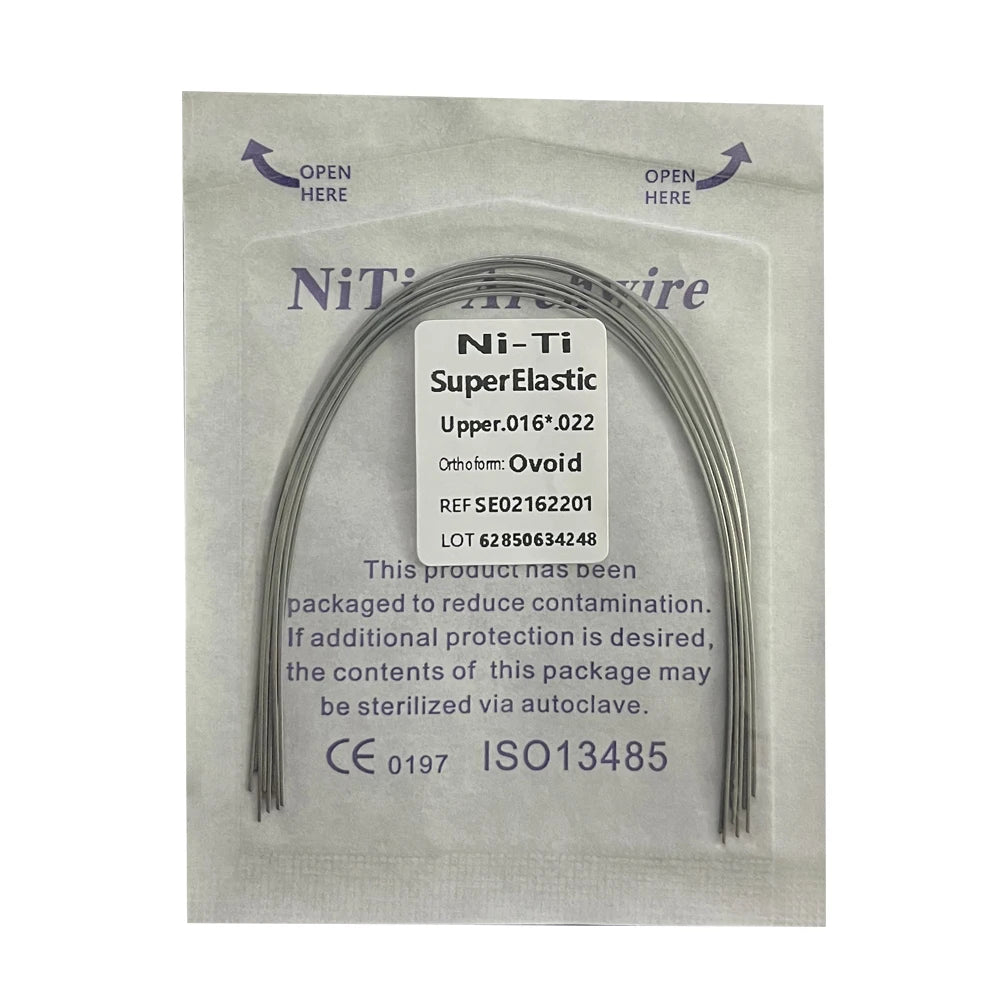 10pcs/Pack AG Dental Orthodontic Arch Wires NITI  Round / Rectangular Oval Form Ortho Arch Wire Dentist Tool