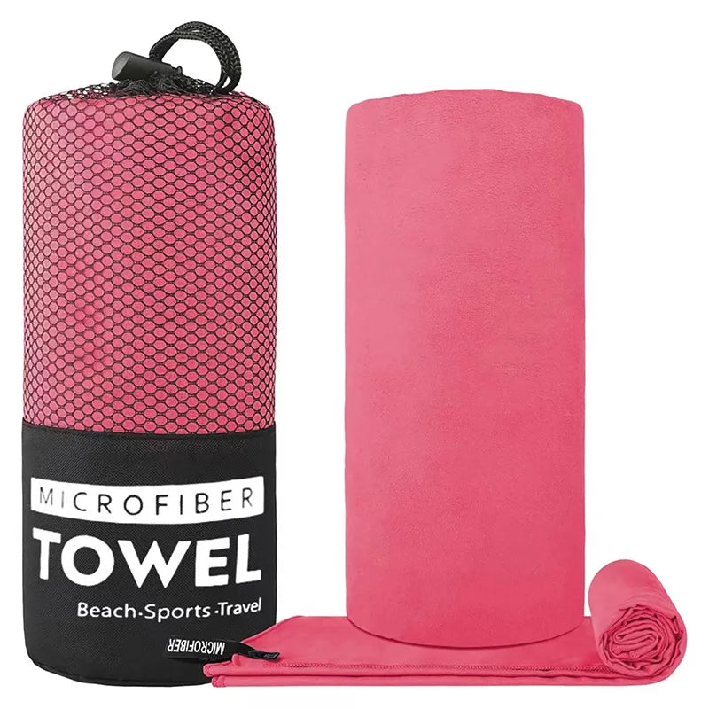 New Microfiber Towel Sports Quick Dry Super Absorbent Camping Towel Ultra Soft Lightweight Gym Swimming Yoga Beach Towel