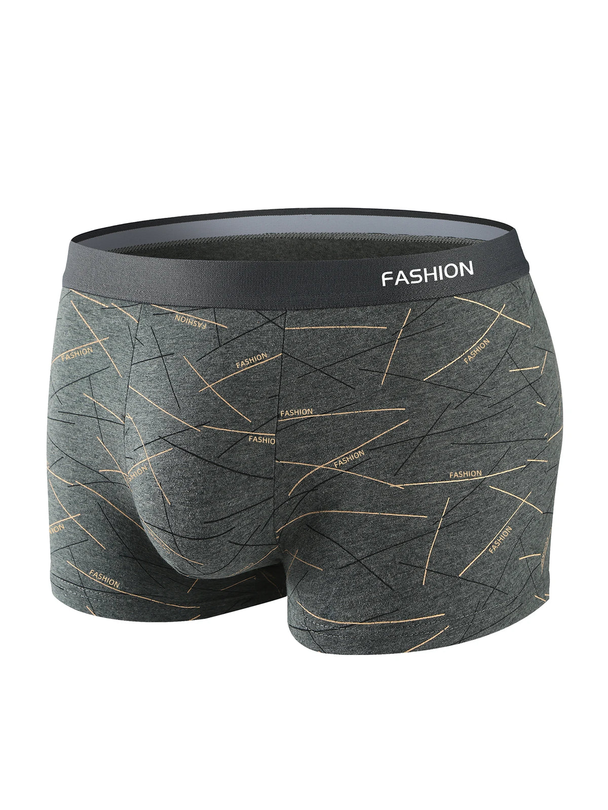 4-Pack Men's Soft Comfortable Fashionable Boxer Shorts Health Advanced Sports Casual Men's Briefs Underwear