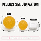 5.5cm/10cm Halloween Ghost Dumpling Pressure Squishies Slow Rising Stress Relief Fidget Toy for Kids Adults Anti-Anxiety Gift