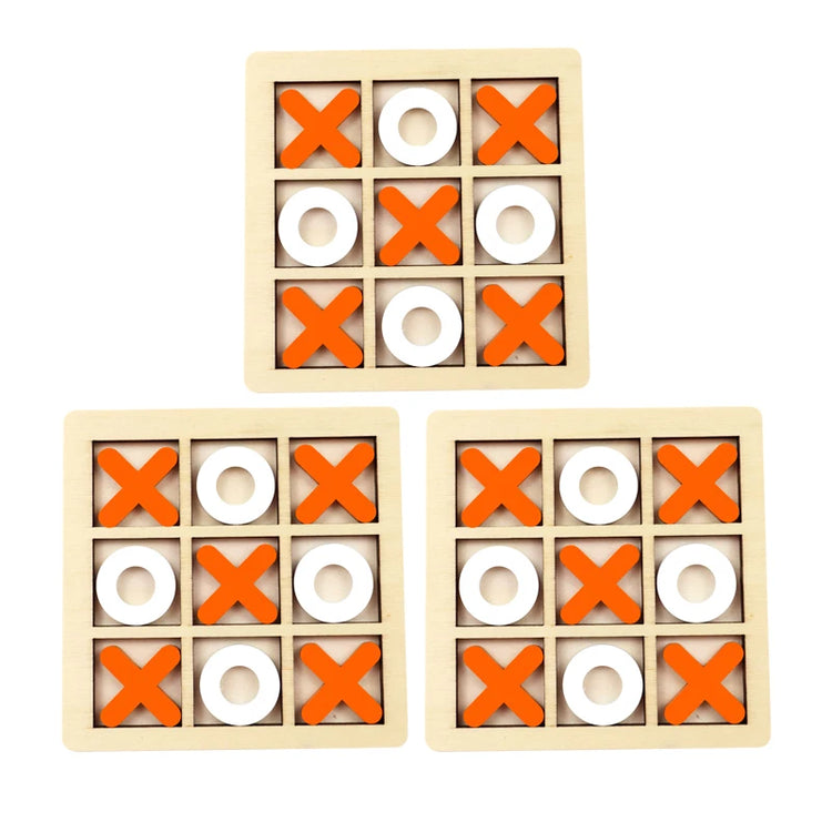 Montessori Play Game Wooden Toy Mini Chess Interaction Puzzle Training Brain Learing Early Educational Toys For Children Kids