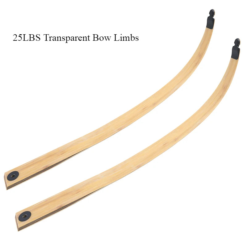BLACK HUNTER 60'' Recurve Bow 25-60lbs Right/Left Hand Bow Tech Wood Traditional Bow Wooden Split Archery Bow For Hunting