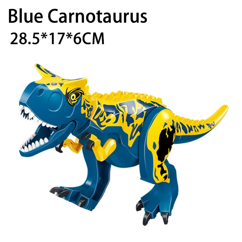 Jurassic Dinosaurs Building Blocks Indominus Rex DIY Big Size Tyrannosaurus Action Figure Models Children Toys Animals Gifts