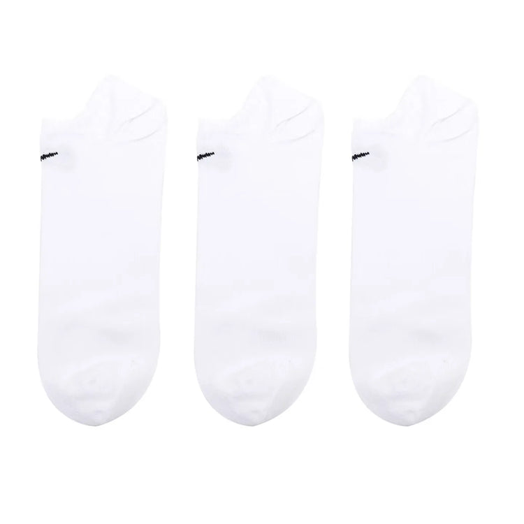 Nike Unisex 3-Pack Short-Cuff Casual Basketball Socks Breathable Moisture-Wicking Socks SX7678-100