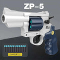 ZP5 Revolver Pistol Manual Soft Dart Bullet Launcher Toy Gun Weapon Outdoor  Airsoft  Shooter Pistola For Boys Birthday Gift