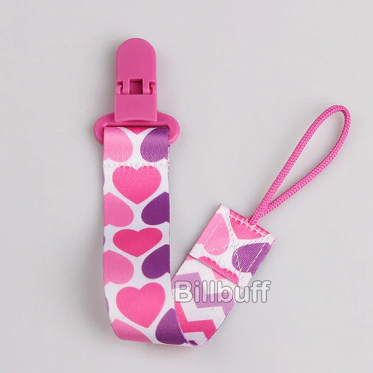Personalized Baby Pacifier Clip Custom Name Silicone Bead Nipple Dummy Clips Engraved Infant Wooden Pacifier Holder Newborn Gift