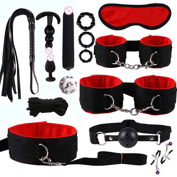Sex toys for women BDSM sexual couples kit Adult Sexy Toys sexyshop erotic accessories handcuffs for session Anal plug sex game