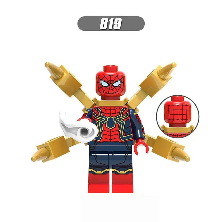8cm Superhero Building Blocks Avengers Character Venom Model Character Set Building Blocks Toy Boys and Girls Birthday Gifts