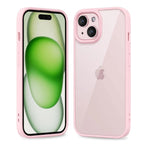 Colour Back Transparent Shockproof Phone Case for iPhone 16 15 14 13 12 11 Pro Max 7 8 Plus XR Xs 12 Mini Silicone Bumper Cover