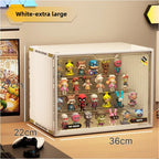 1/2/4 pcs Containerized Designs Acrylic Organizer for Collectible Figures High Definition Transparent Miniature Display Case