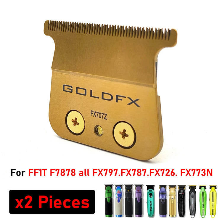 Professional Barber Trim Barbershop Original Replacement Carbon Steel Knife Head DLC Blade for BAB787 &707Z JUCAI PRO F7878