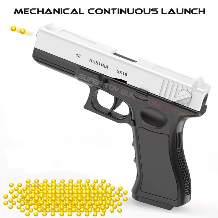 2025. toy gun G18. Hand loaded soft bullet toy air gun CS outdoor shooting game Adult toy gun