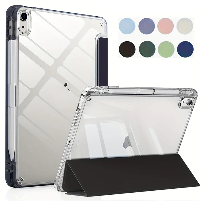 Case For iPad 2025 A16 Air Pro 5 6 7 8 9 10th 11th Generation Clear Acrylic Case 8.3 9.7 10.2 10.5 10.9 11 12.9 13 inch Cover