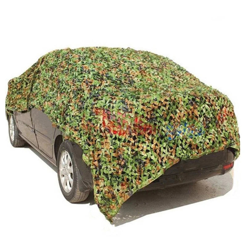 Camouflage Net Hunting Camouflage Net Car Tent Awning Shade Mesh Black Green Blue Forest Sun Protection Outdoor Shading