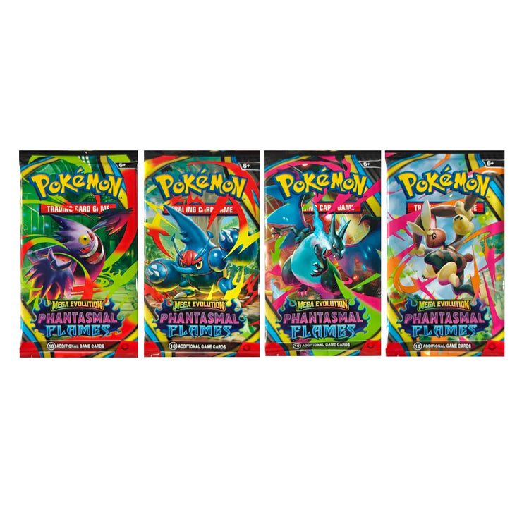 360PCS TCG Mega Evolution Phantasmal Flames Trading Card Gengar Heracross Lopunny Charizard X Anime Collectible Collection Gift