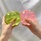 Relieve the Sticky Green Apple Slowly Rebound Maltose Pressure Ball Soft Fidget Sensory Toy Squeeze Toy Gift for ADHD and Autism