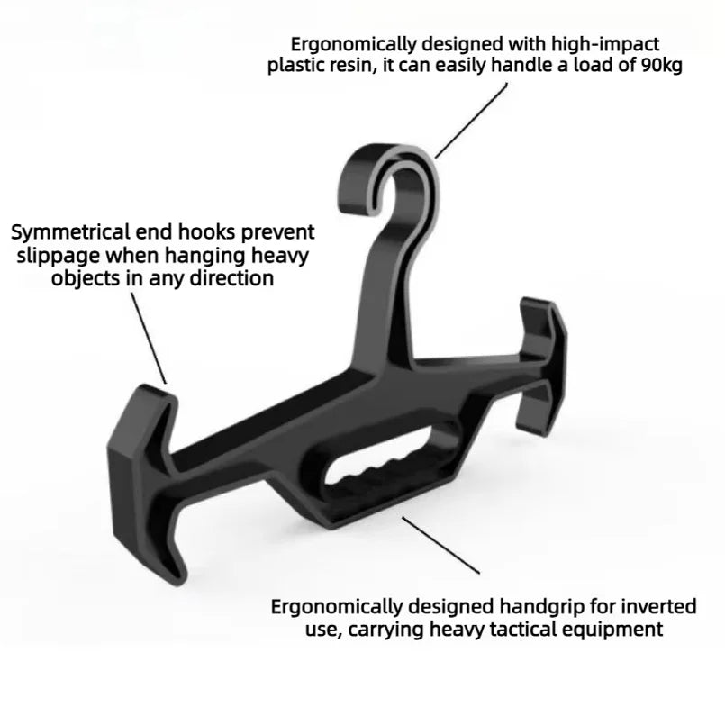 Multi Functional Heavy Duty Hanger Outdoor Hunting Tactical Vest Hanger Diving Suits Paintball Airsoft Equipment Display Rack
