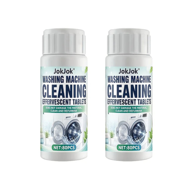 2-Pack Multipurpose Cleaning Tablets 160 Tablets per Pack Deep Clean Stain Removal Odor Elimination for Household Washing Machines & Toilets