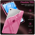 For iPad 11th 10th 9th 8th Generation Air Mini Pro 8.3 9.7 10.2 10.9 11 Shimmering Glittering Soft Silicone Case Airbag Shell
