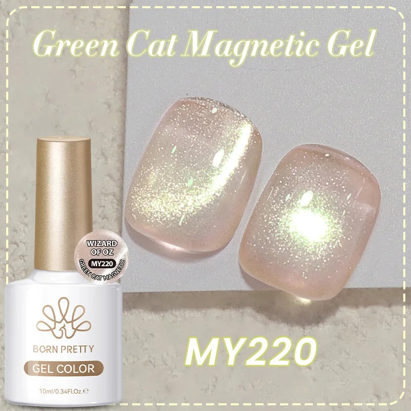 BORN PRETTY 10ml Brown Purple Black Red Cat Magnetic Gel Polish Manicure Soak Off UV Gel Nail Art Varnish Autunm Winter Nails