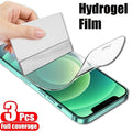 3Pcs Soft Hydrogel Film For iPhone 18 17 16 15 14 13 12 11 Pro Max XS XR X 7 8 15 Plus Protective Silicone TPU Screen Protector