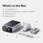 Baseus Security S1 Lite Solar Security Camera Wireless Outdoor Camera Continuous Power 2K Resolution 135°FOV IP67 Wifi Camera