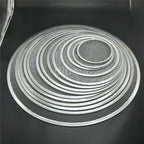 Non stick Pizza Screen Pan Baking Tray Metal Net New Seamless Aluminum Metal Net Bakeware Kitchen Tools Pizza 6-22inch