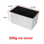 Square toast Bread Baking Tray Cake box Mold with Lid Aluminum Alloy Non-stick Pan Mini Baking Tray Baking Box Diy Cake Bakeware