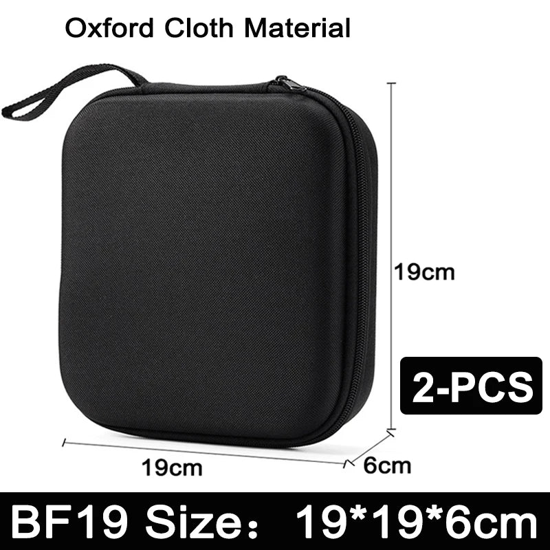 Earphone Data Storage Bag Oval Square Rectangle Cable Organizer Bags Mini Zipper Pouch Tech Gadgets Portable Charger U Disk Case